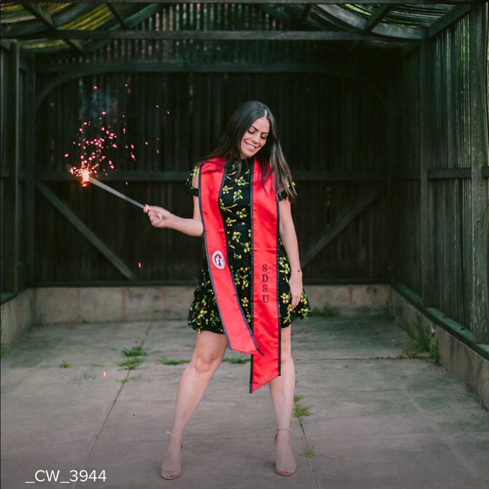 Aqua black yellow floral dress